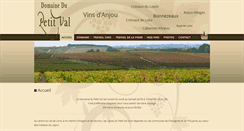 Desktop Screenshot of domainedupetitval.com